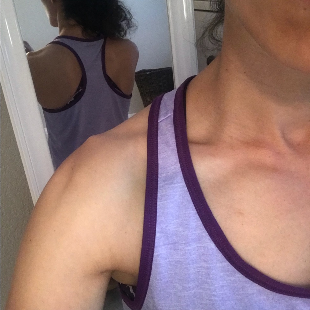 NWOT Adidas Climalite tank top size S purple